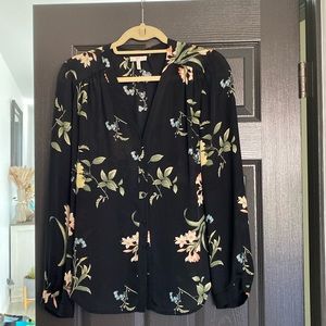 Joie silk floral blouse